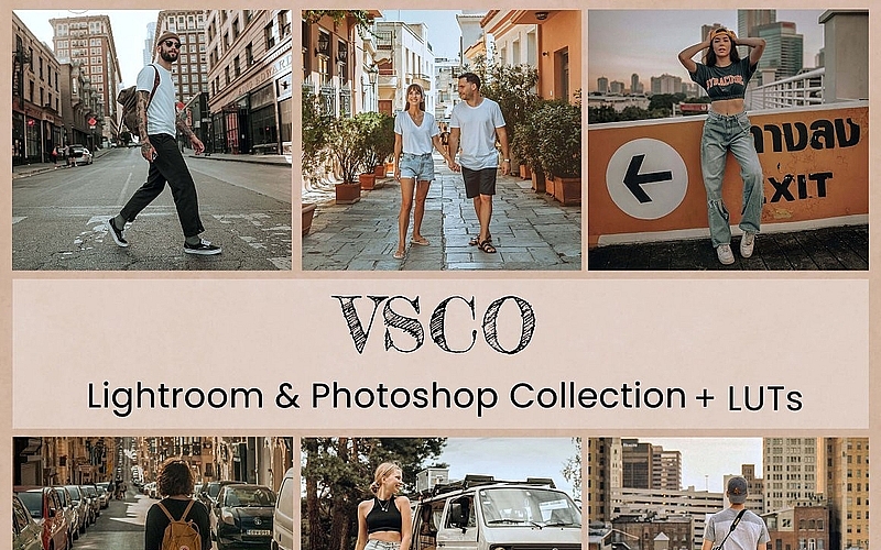 [VSCO预设]VSCO电影胶片感Lightroom预设及视频电影Vlog后期调色LUT预设