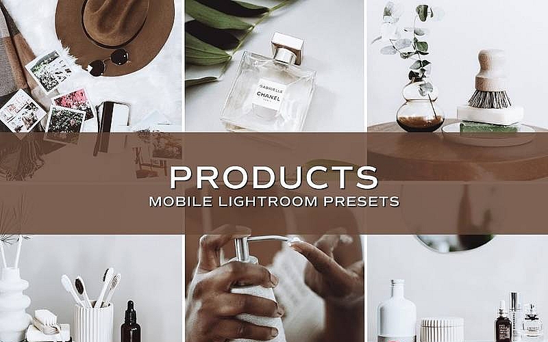 [产品LR预设]产品摄影清新自然调色Lightroom预设+APP调色滤镜 Product Lightroom Presets