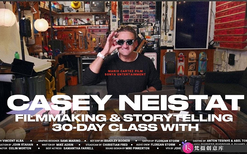 [视频拍摄教程]Casey Neistat 30天完成电影制作人视频教学大师班教程-中英字幕