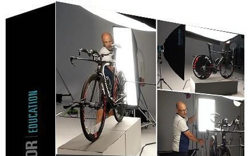 [产品静物摄影]卡尔·泰勒Karl Taylor专业赛车自行车布光技巧教程-中英字幕